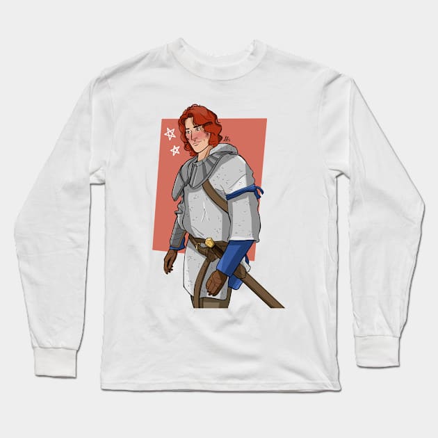 Knight Nicole Haught Long Sleeve T-Shirt by badartndadjokes